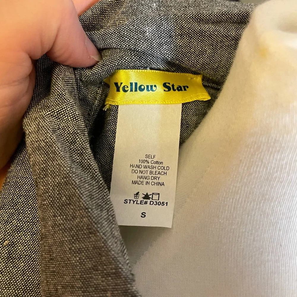 New Yellow Star by ModCloth retro grey dress! - Picture 7 of 9